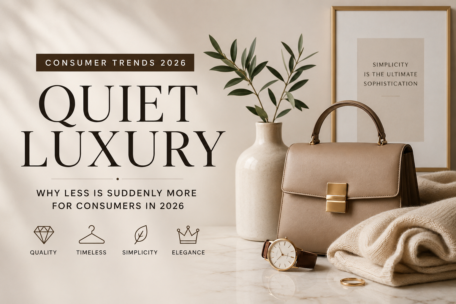 Quiet Luxury: Why Less Is Suddenly More for Consumers in 2026