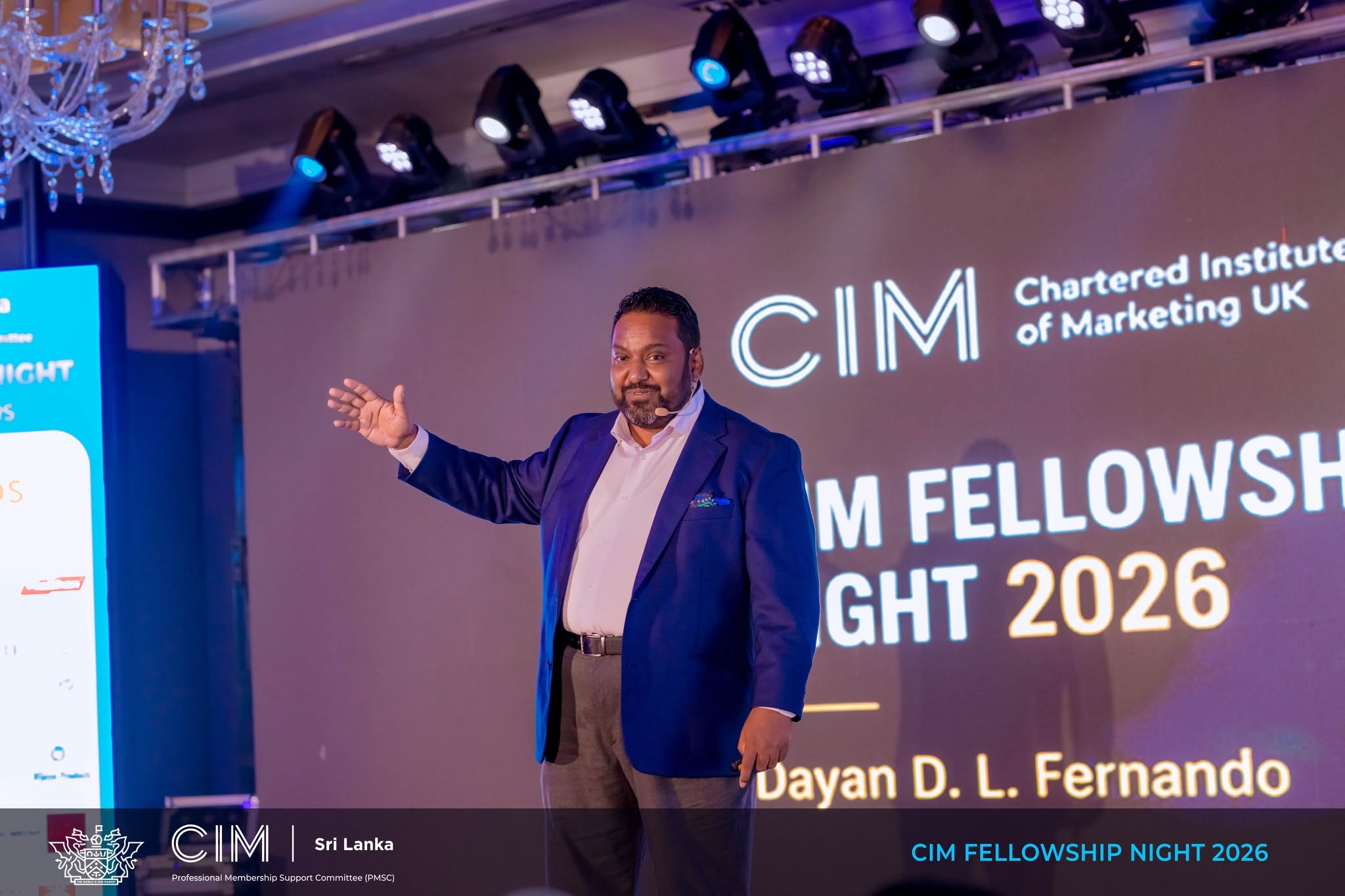 Guest speakers sharing insights at CIM Sri Lanka Fellowship Night 2026