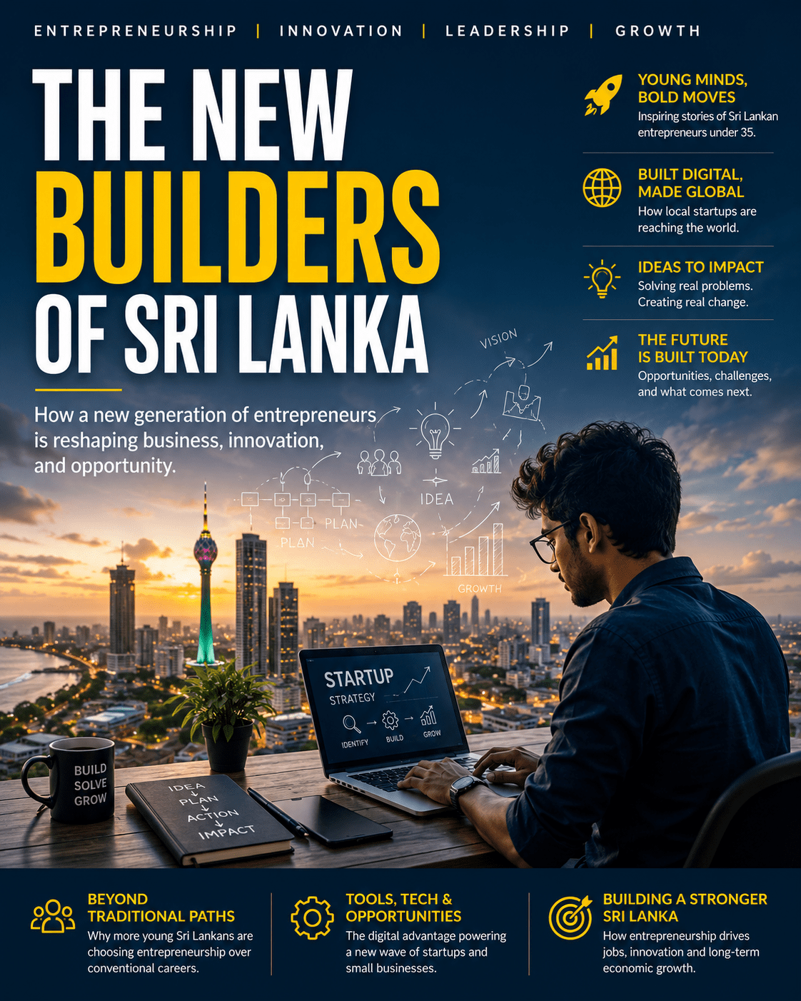 Meet the New Builders of Sri Lanka: Why Young Entrepreneurs Are Choosing Startups Over Traditional Careers