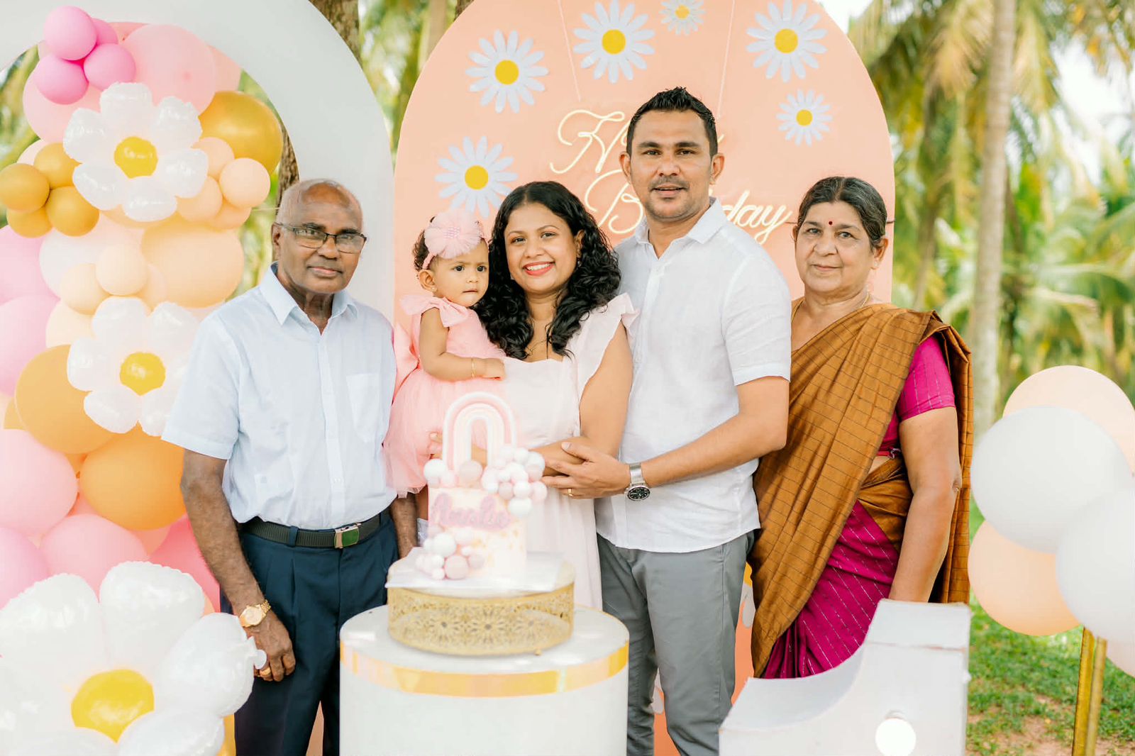 Ashok Balasundaram with his wife