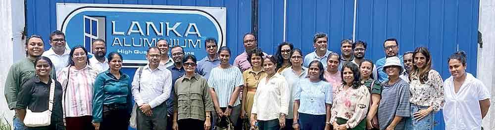 Lanka Aluminium-SLIA organise factory visit for architects