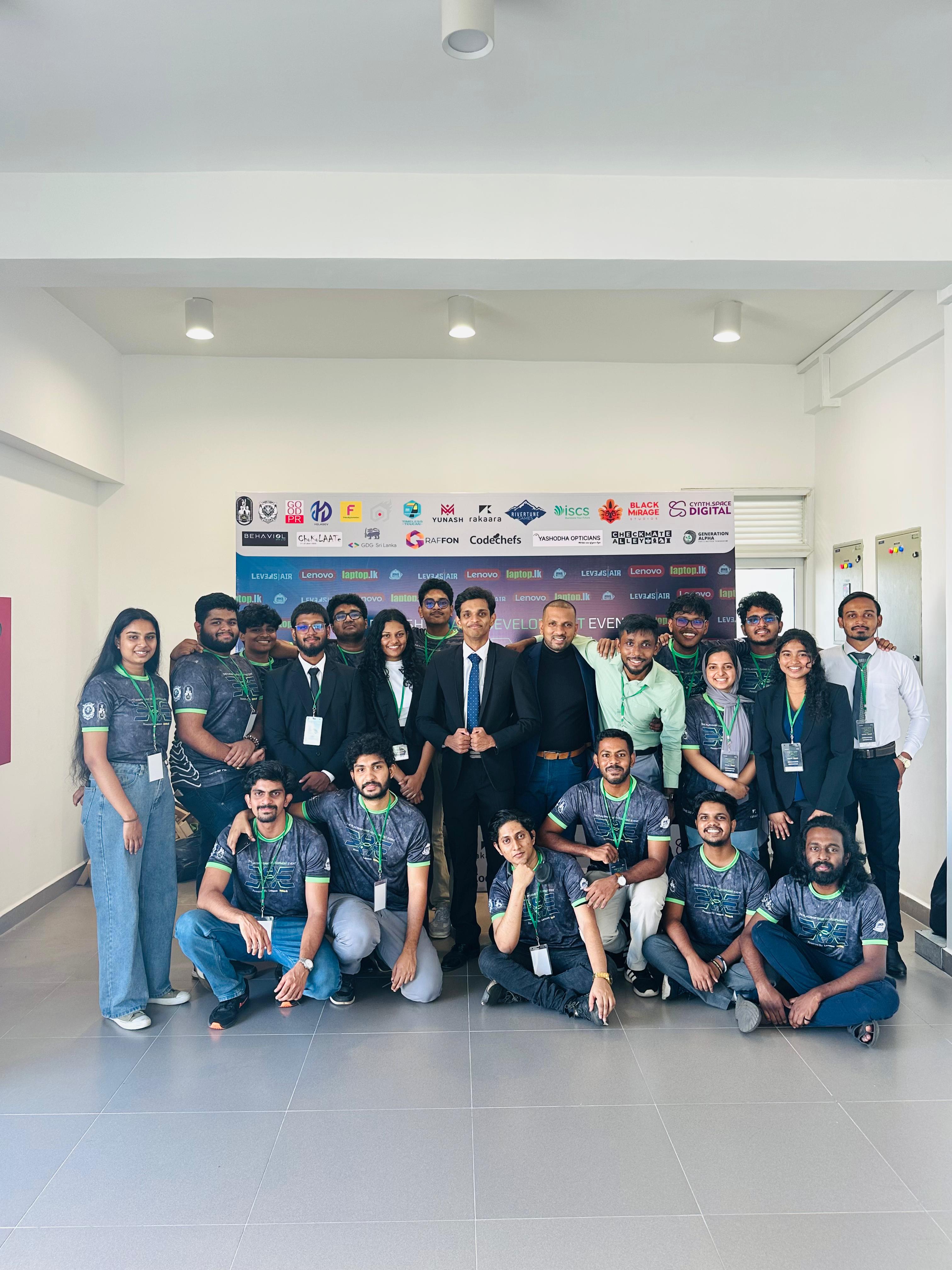 Participants and organisers at the EXE All-Island Game Jam