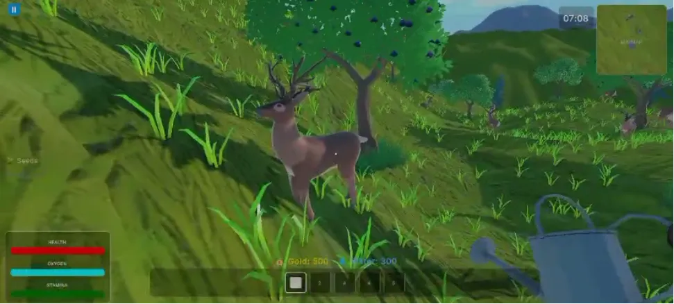 Gameplay from Arbourvale, one of Levelstair's creative projects