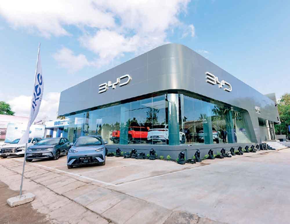 BYD opens 11th showroom in Negombo
